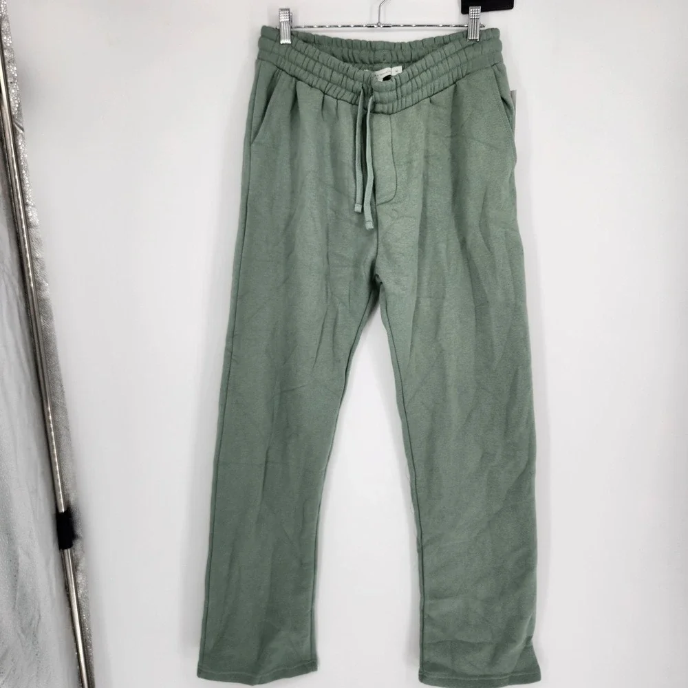 Threads 4 Thought Light Green Medium Kevin Peached Eco Fleece Pants NWT